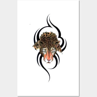 Tiger tattoo design Posters and Art